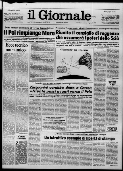 Il giornale nuovo : quotidiano del mattino